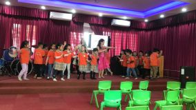 Giờ học âm nhạc của các con lớp A3
