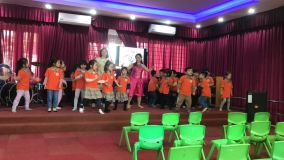 Giờ học âm nhạc của các con lớp A3