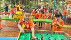 Ảnh trường MN Tam Hưng A đi thăm trang trại vạn an