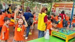 Ảnh trường MN Tam Hưng A đi thăm trang trại vạn an