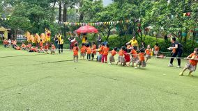 Ảnh trường MN Tam Hưng A đi thăm trang trại vạn an