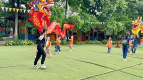 Ảnh trường MN Tam Hưng A đi thăm trang trại vạn an