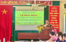 Trường MN Tam Hưng A triển khai thực hiện Hưởng hướng tuần lễ học tập suốt đời năm 2025
